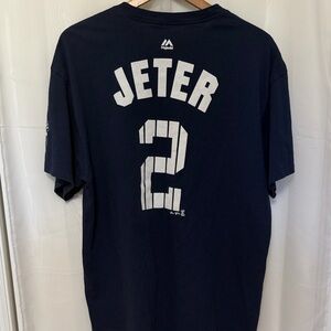 NY Yankee Derek Jeter #2 Majestic T-Shirt